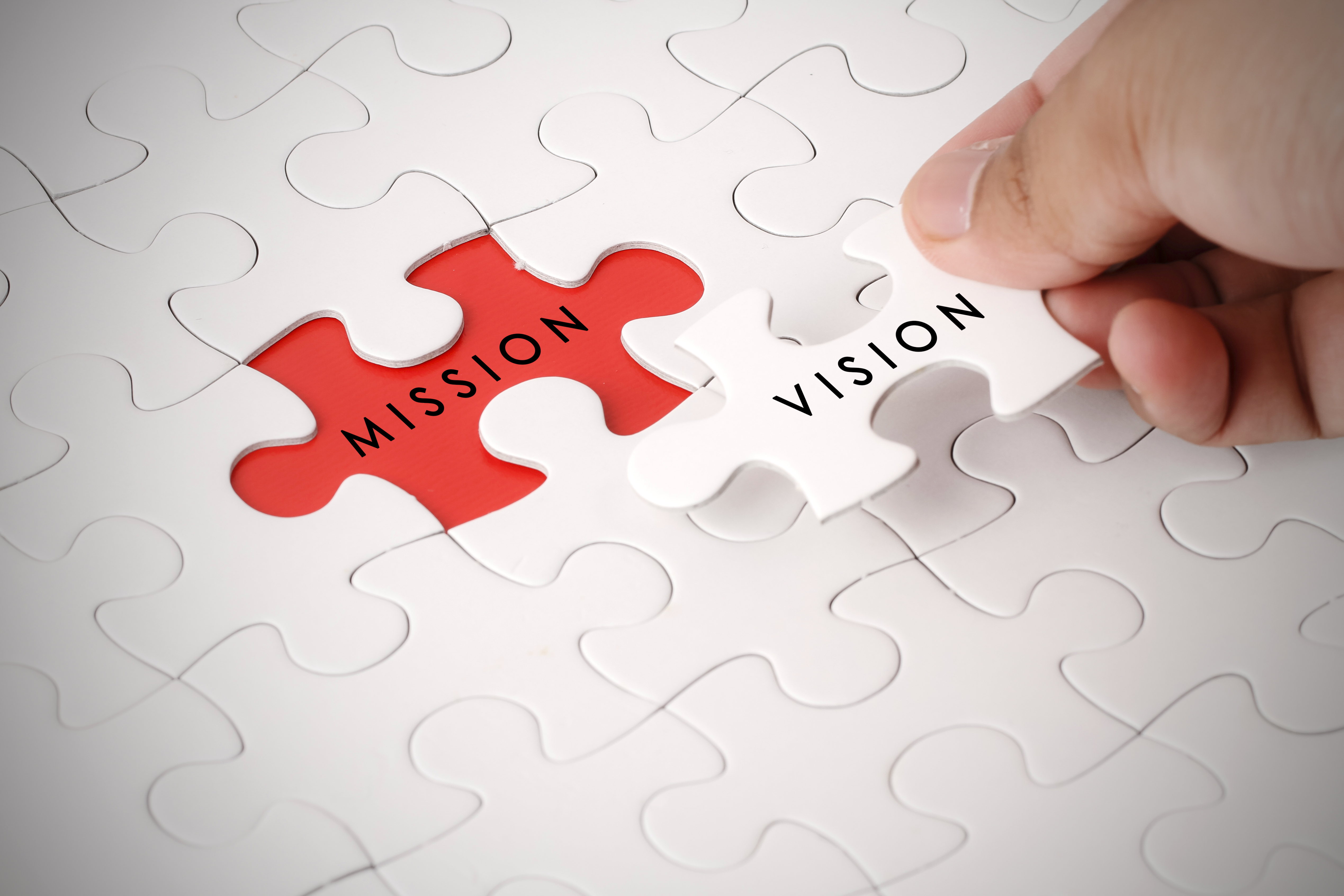 「ビジョン・ミッションとは」のイメージ画像。